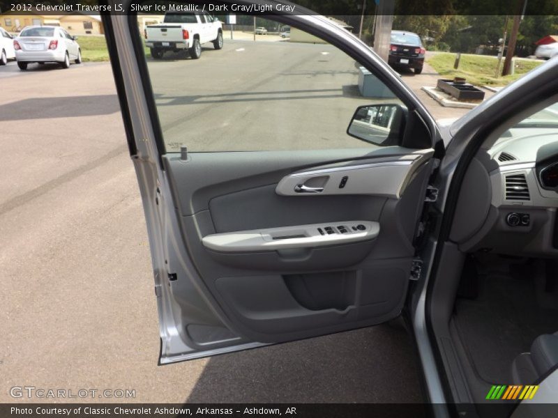 Silver Ice Metallic / Dark Gray/Light Gray 2012 Chevrolet Traverse LS