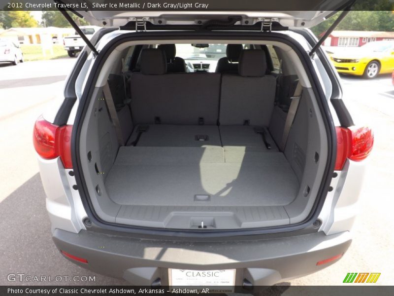 Silver Ice Metallic / Dark Gray/Light Gray 2012 Chevrolet Traverse LS