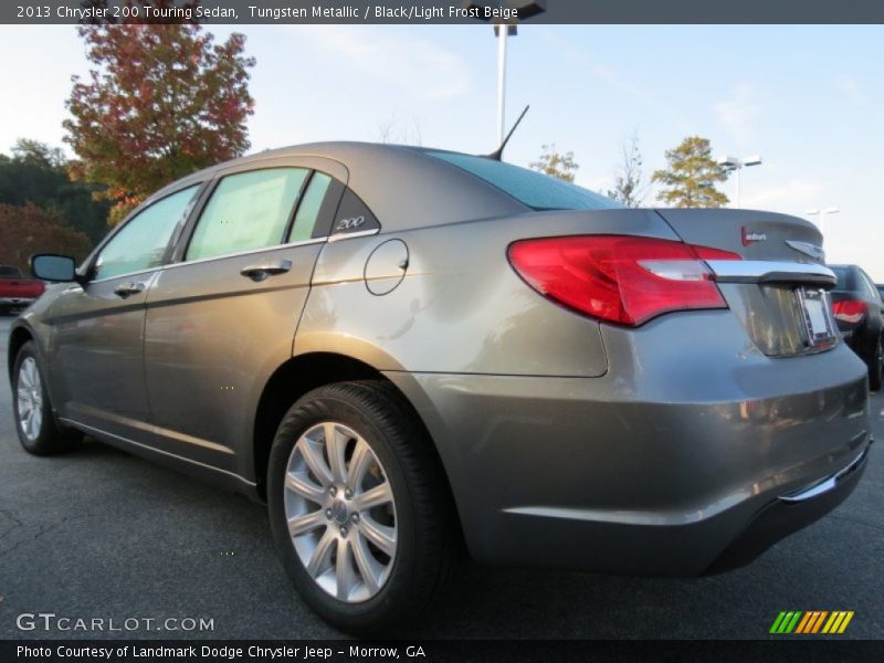 Tungsten Metallic / Black/Light Frost Beige 2013 Chrysler 200 Touring Sedan