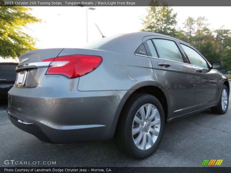 Tungsten Metallic / Black/Light Frost Beige 2013 Chrysler 200 Touring Sedan