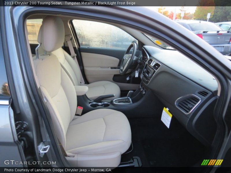 Tungsten Metallic / Black/Light Frost Beige 2013 Chrysler 200 Touring Sedan
