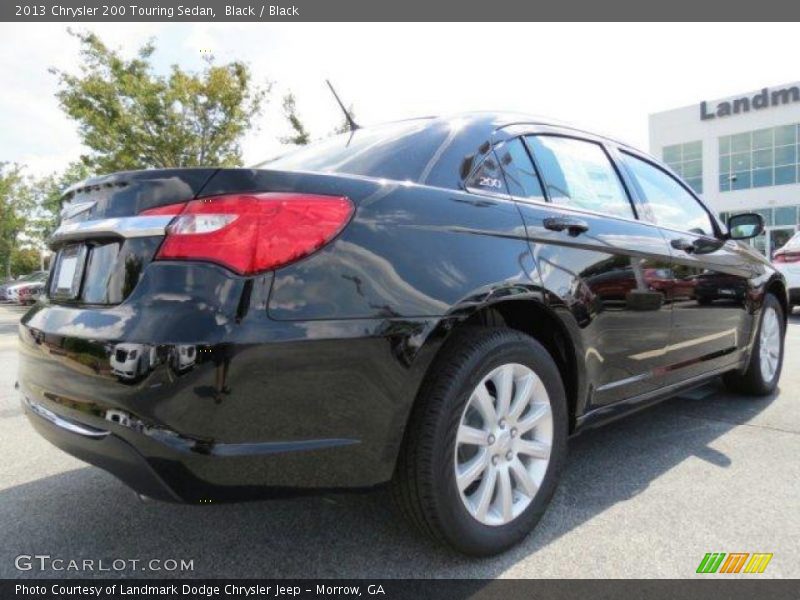 Black / Black 2013 Chrysler 200 Touring Sedan