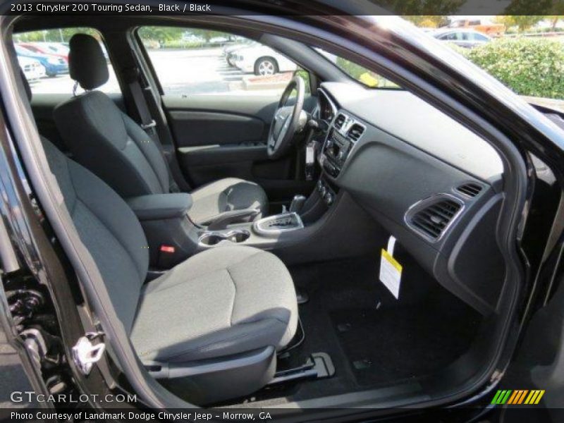 Black / Black 2013 Chrysler 200 Touring Sedan