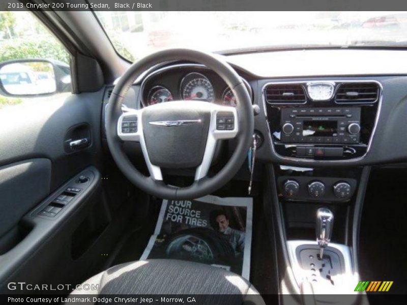 Black / Black 2013 Chrysler 200 Touring Sedan