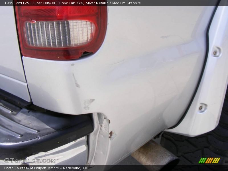 Silver Metallic / Medium Graphite 1999 Ford F250 Super Duty XLT Crew Cab 4x4
