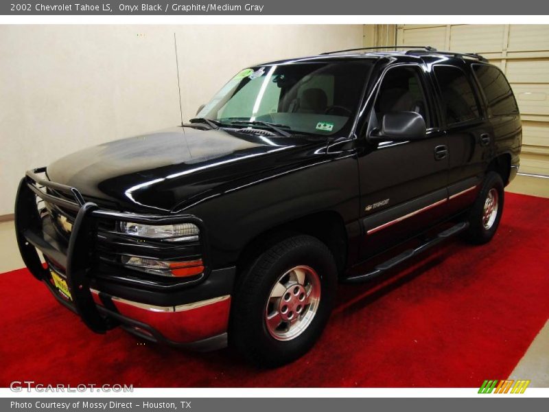 Onyx Black / Graphite/Medium Gray 2002 Chevrolet Tahoe LS