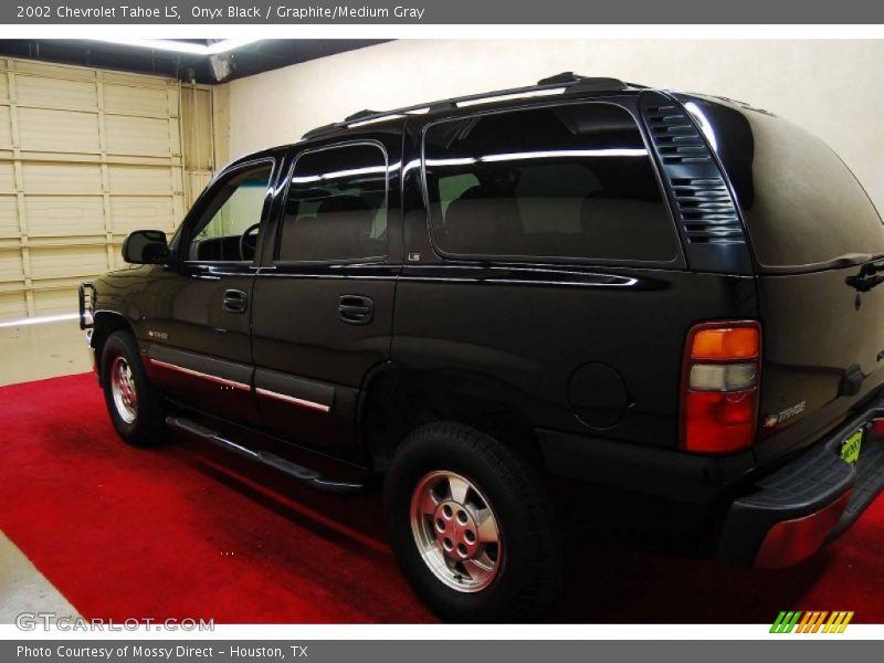 Onyx Black / Graphite/Medium Gray 2002 Chevrolet Tahoe LS