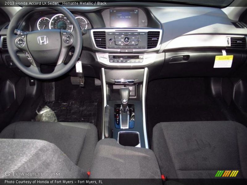 Hematite Metallic / Black 2013 Honda Accord LX Sedan