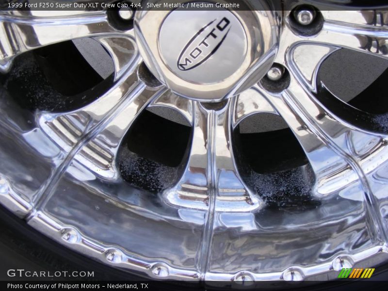 Silver Metallic / Medium Graphite 1999 Ford F250 Super Duty XLT Crew Cab 4x4