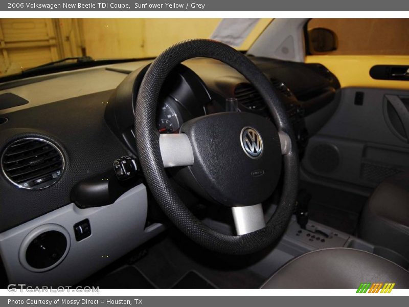 Sunflower Yellow / Grey 2006 Volkswagen New Beetle TDI Coupe