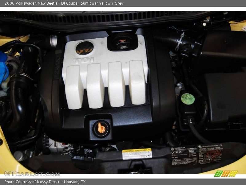Sunflower Yellow / Grey 2006 Volkswagen New Beetle TDI Coupe