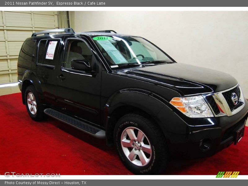 Espresso Black / Cafe Latte 2011 Nissan Pathfinder SV