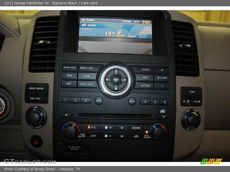 Espresso Black / Cafe Latte 2011 Nissan Pathfinder SV