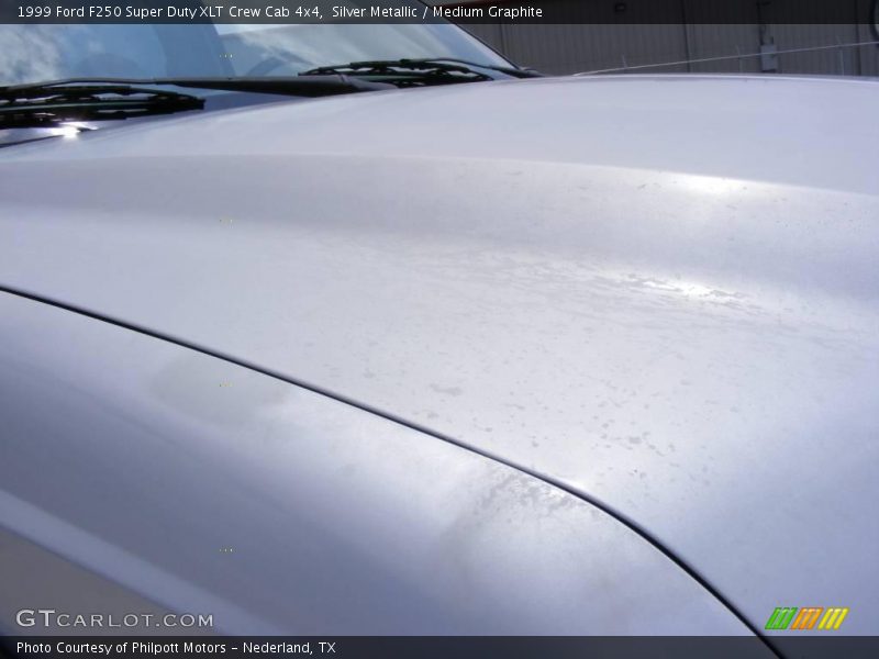 Silver Metallic / Medium Graphite 1999 Ford F250 Super Duty XLT Crew Cab 4x4