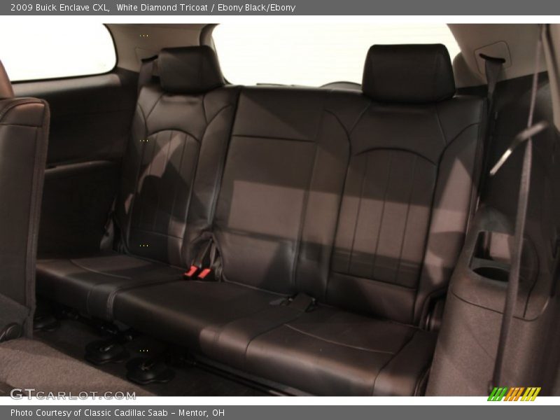 White Diamond Tricoat / Ebony Black/Ebony 2009 Buick Enclave CXL