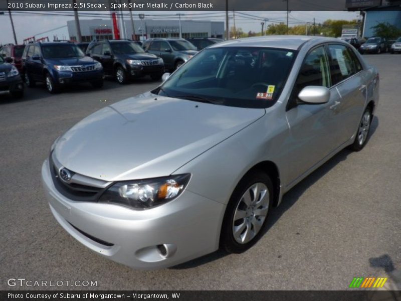 Spark Silver Metallic / Carbon Black 2010 Subaru Impreza 2.5i Sedan