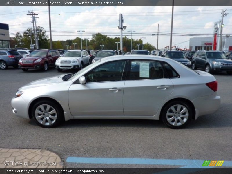 Spark Silver Metallic / Carbon Black 2010 Subaru Impreza 2.5i Sedan