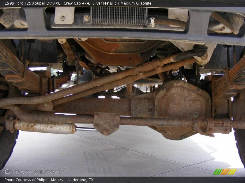 Silver Metallic / Medium Graphite 1999 Ford F250 Super Duty XLT Crew Cab 4x4