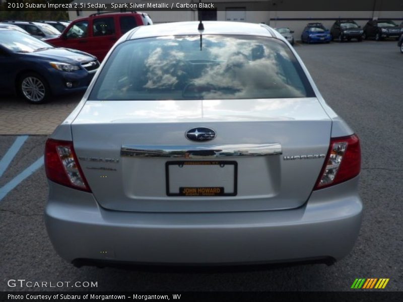 Spark Silver Metallic / Carbon Black 2010 Subaru Impreza 2.5i Sedan