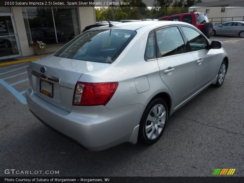 Spark Silver Metallic / Carbon Black 2010 Subaru Impreza 2.5i Sedan