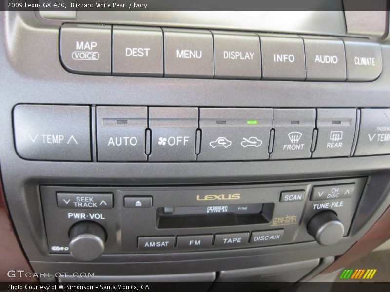 Blizzard White Pearl / Ivory 2009 Lexus GX 470