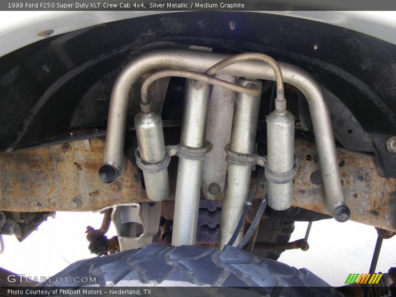 Silver Metallic / Medium Graphite 1999 Ford F250 Super Duty XLT Crew Cab 4x4