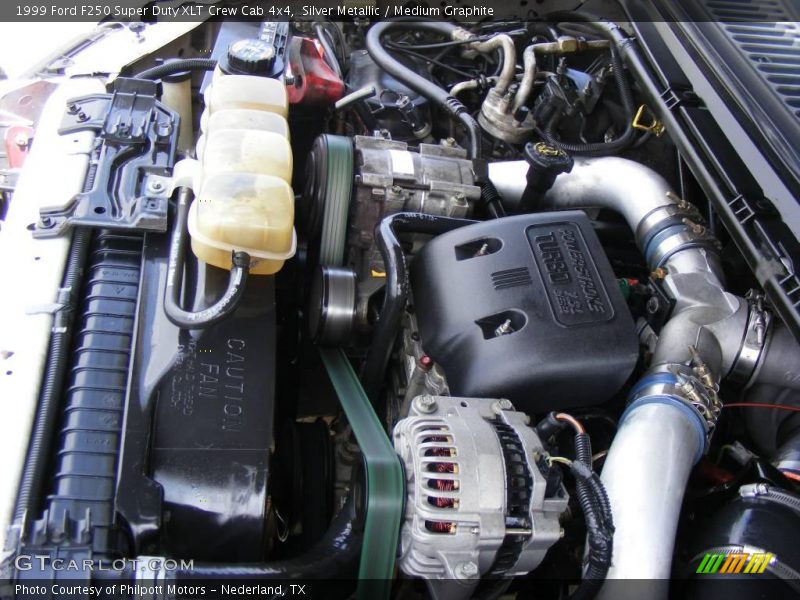 Silver Metallic / Medium Graphite 1999 Ford F250 Super Duty XLT Crew Cab 4x4