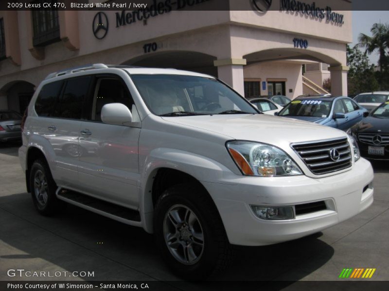 Blizzard White Pearl / Ivory 2009 Lexus GX 470