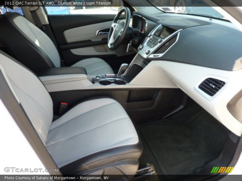 Olympic White / Light Titanium 2012 GMC Terrain SLT AWD