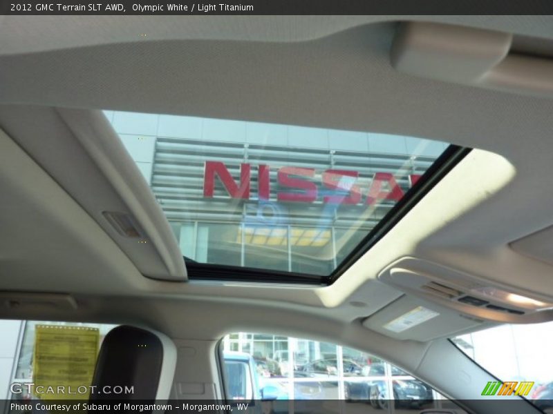 Olympic White / Light Titanium 2012 GMC Terrain SLT AWD