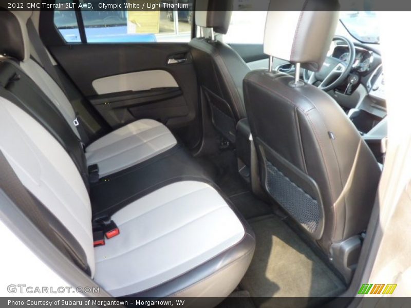 Olympic White / Light Titanium 2012 GMC Terrain SLT AWD