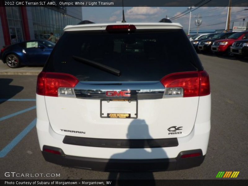 Olympic White / Light Titanium 2012 GMC Terrain SLT AWD