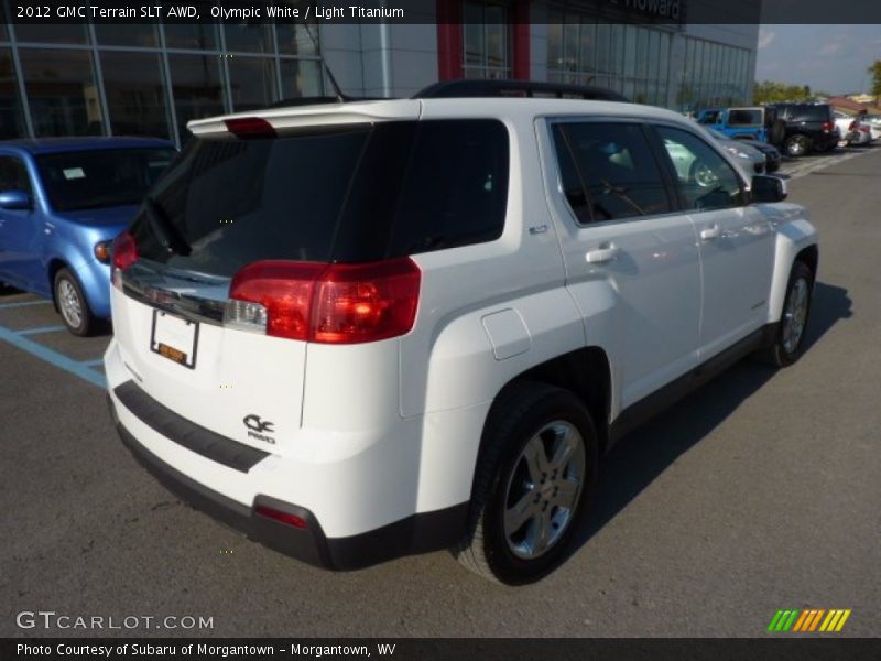 Olympic White / Light Titanium 2012 GMC Terrain SLT AWD