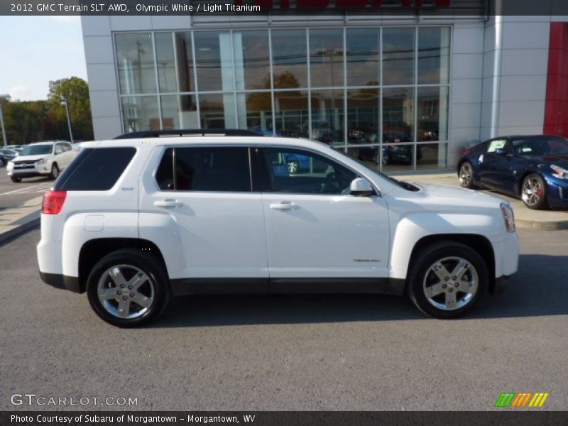 Olympic White / Light Titanium 2012 GMC Terrain SLT AWD