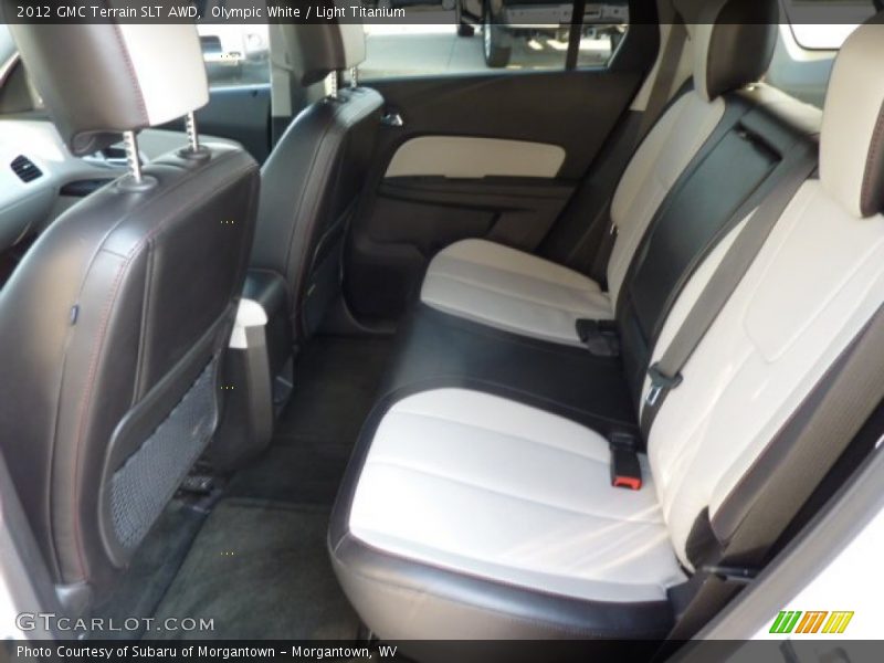 Olympic White / Light Titanium 2012 GMC Terrain SLT AWD