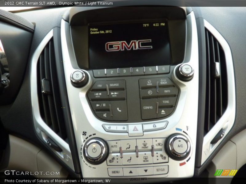 Olympic White / Light Titanium 2012 GMC Terrain SLT AWD