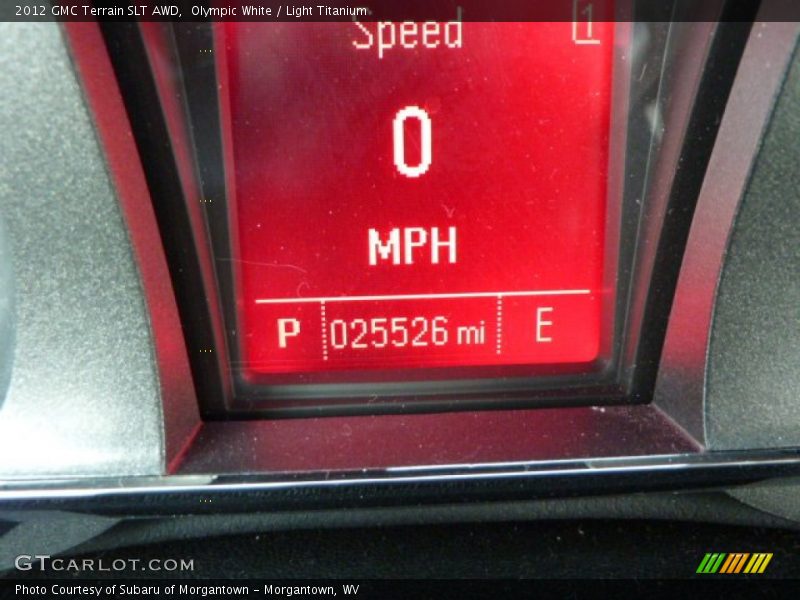 Olympic White / Light Titanium 2012 GMC Terrain SLT AWD