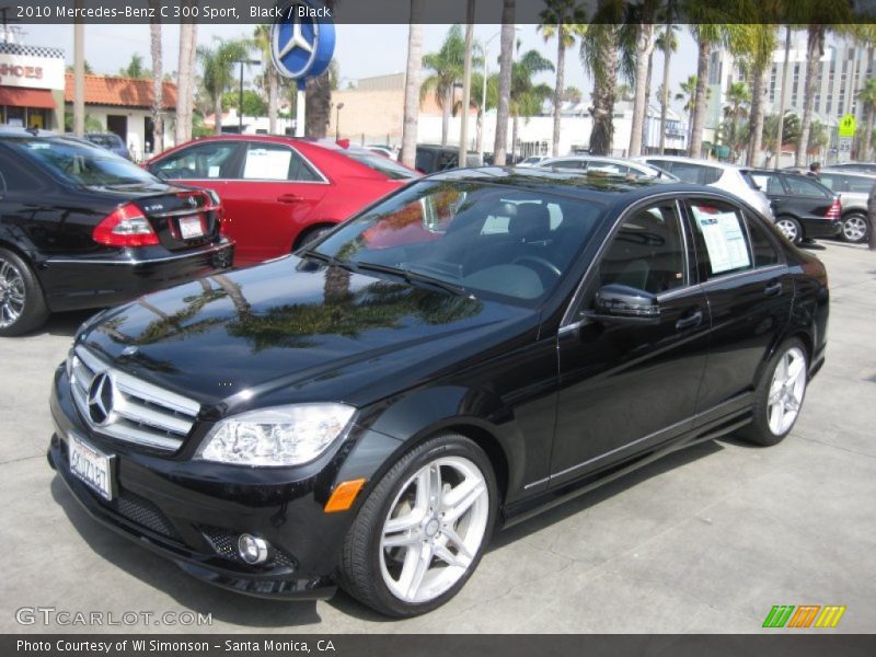 Black / Black 2010 Mercedes-Benz C 300 Sport