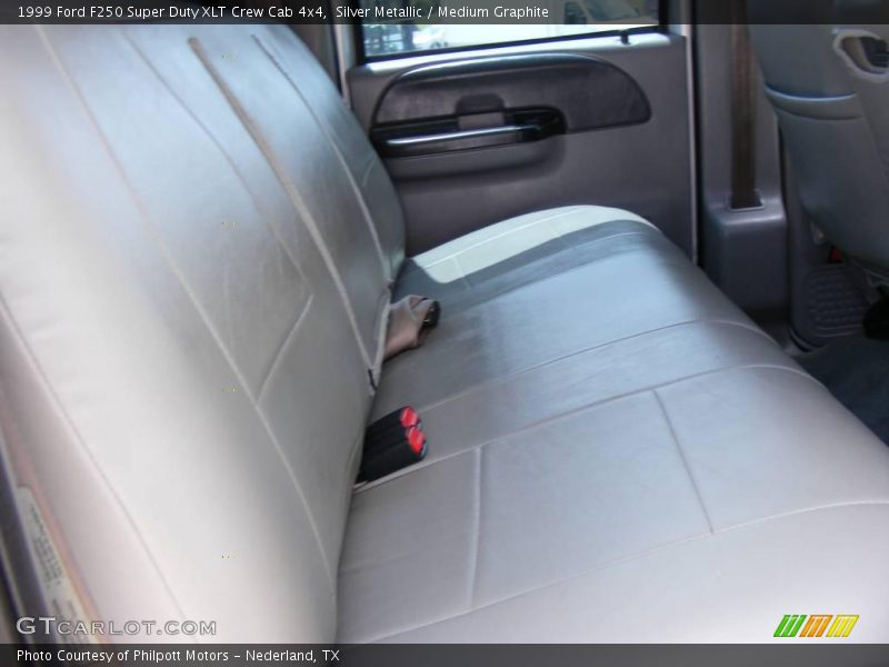 Silver Metallic / Medium Graphite 1999 Ford F250 Super Duty XLT Crew Cab 4x4