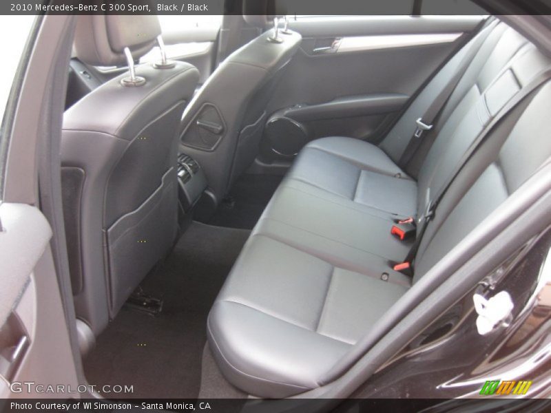 Black / Black 2010 Mercedes-Benz C 300 Sport