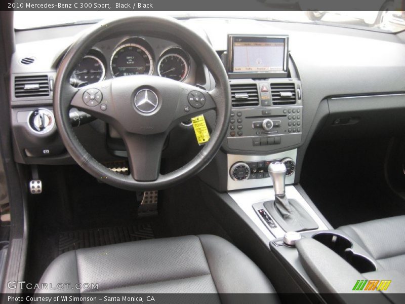 Black / Black 2010 Mercedes-Benz C 300 Sport