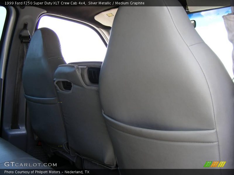 Silver Metallic / Medium Graphite 1999 Ford F250 Super Duty XLT Crew Cab 4x4