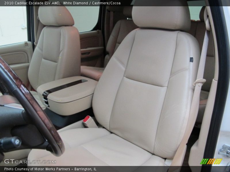 White Diamond / Cashmere/Cocoa 2010 Cadillac Escalade ESV AWD