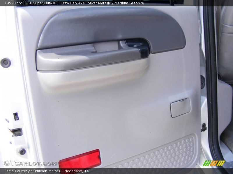 Silver Metallic / Medium Graphite 1999 Ford F250 Super Duty XLT Crew Cab 4x4