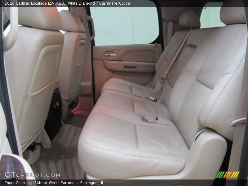 White Diamond / Cashmere/Cocoa 2010 Cadillac Escalade ESV AWD