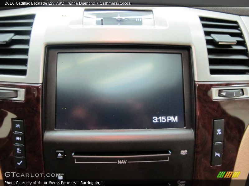 White Diamond / Cashmere/Cocoa 2010 Cadillac Escalade ESV AWD