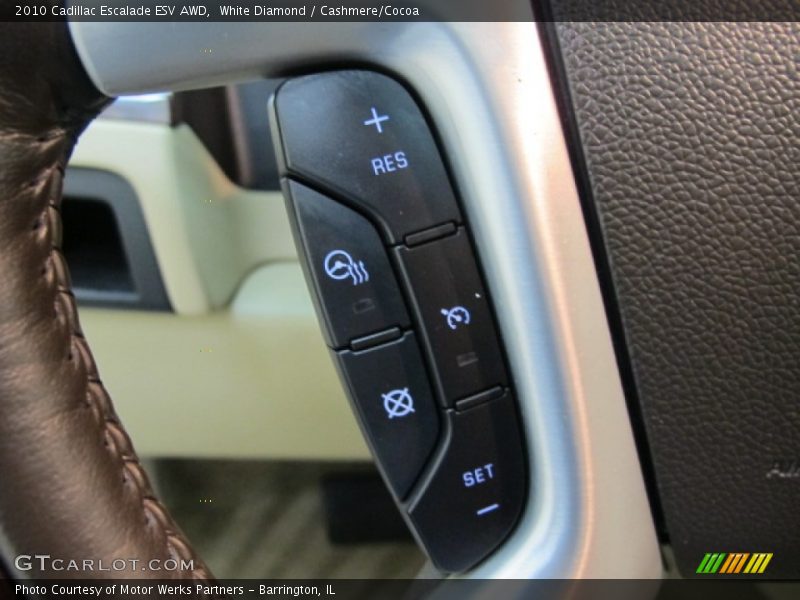 White Diamond / Cashmere/Cocoa 2010 Cadillac Escalade ESV AWD