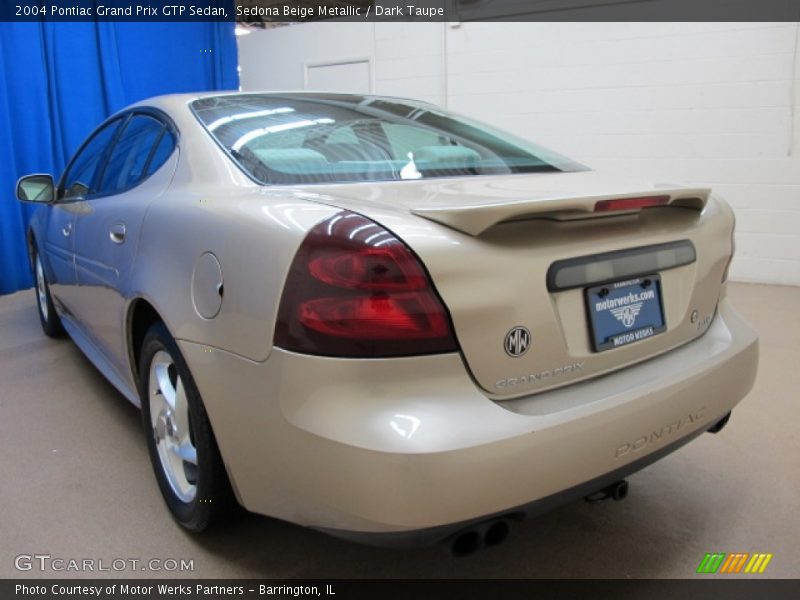 Sedona Beige Metallic / Dark Taupe 2004 Pontiac Grand Prix GTP Sedan