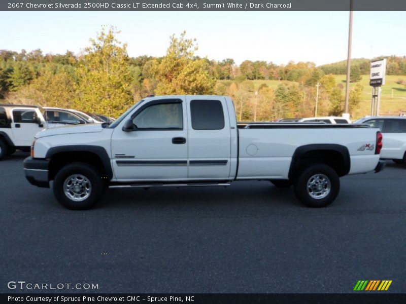 Summit White / Dark Charcoal 2007 Chevrolet Silverado 2500HD Classic LT Extended Cab 4x4