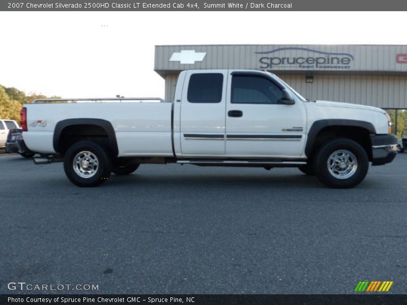 Summit White / Dark Charcoal 2007 Chevrolet Silverado 2500HD Classic LT Extended Cab 4x4